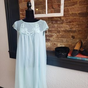 Vintage blue nightgown pajama